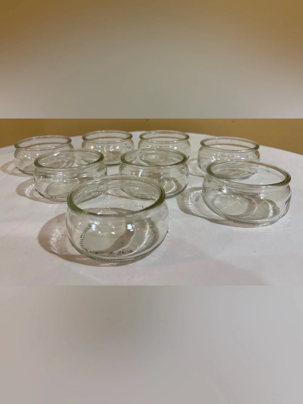 Clear Glasses For Dessert, Yogurt, Pudding . Set Of 8